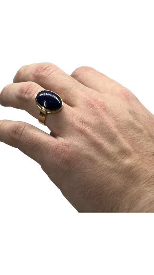 ANELLO IN ORO CON PIETRA NATURALE - immagine 3