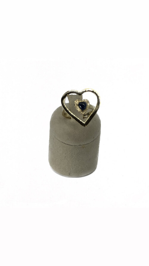 ANELLO IN ORO CON ZAFFIRO NATURALE - immagine 4