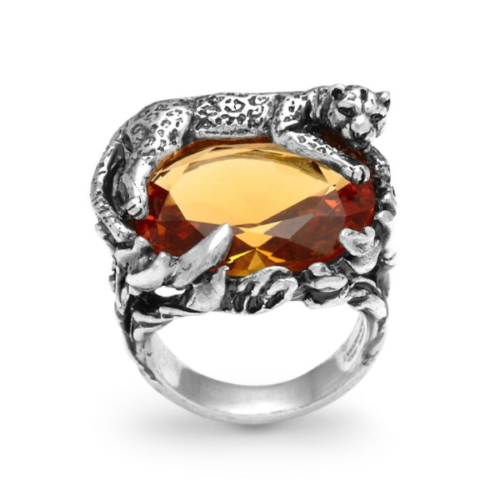 GIOVANNI RASPINI/ ANELLO LEOPARD COLOR