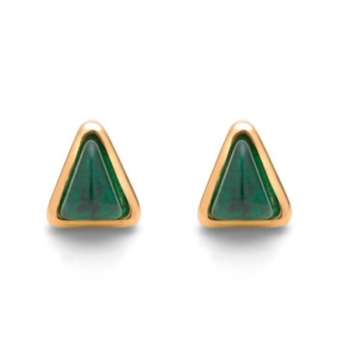 GIOVANNI RASPINI/ ORECCHINI GREEN BLADE