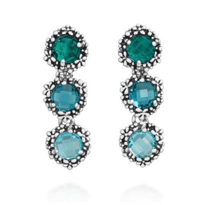 GIOVANNI RASPINI/ ORECCHINI CASCATA BLUE IVY