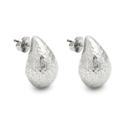 GIOVANNI RASPINI/ ORECCHINI GOCCIA MARTELLATI