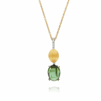 NANIS COLLANA DANCING TOURMALINES VERDE