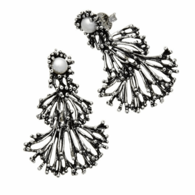 GIOVANNI RASPINI/ ORECCHINI CASCATA ANEMONE