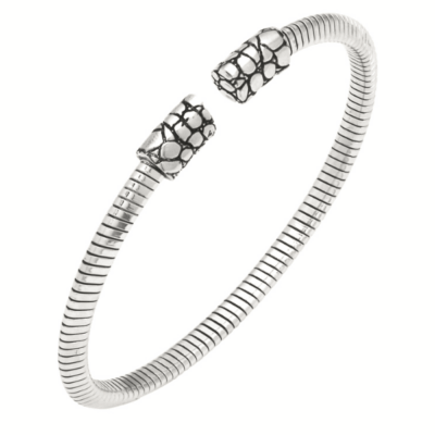 GIOVANNI RASPINI/ BRACCIALE TUBOGAS CROCO PICCOLO